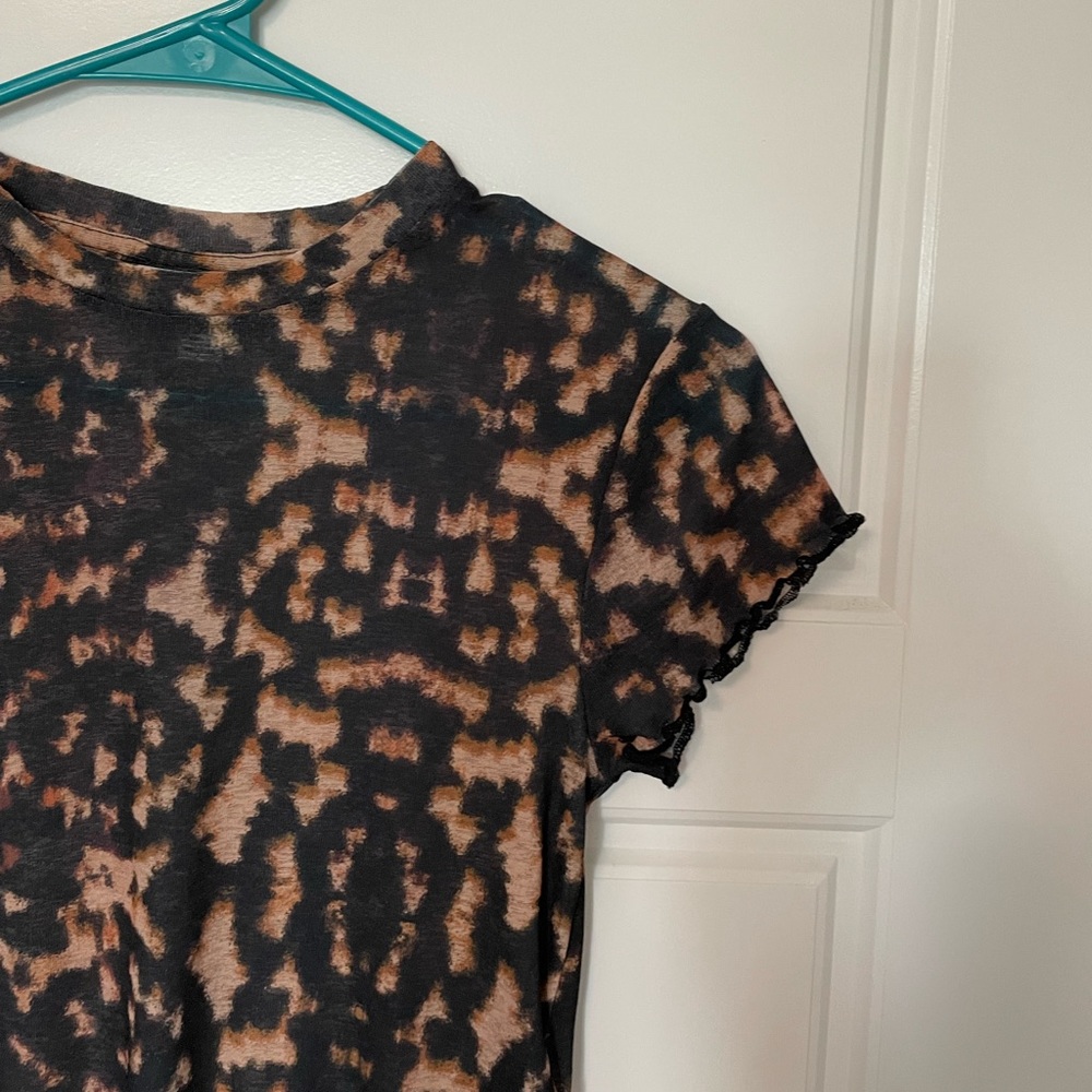 Topshop Mesh Top - Picture 2 of 5